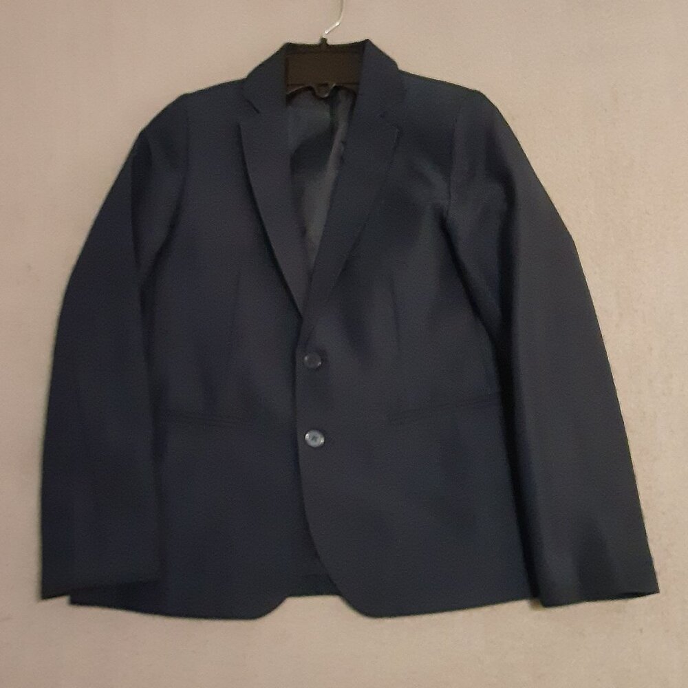 H & M Dark Blue Boys Dress Suit Jacket Size 8/9